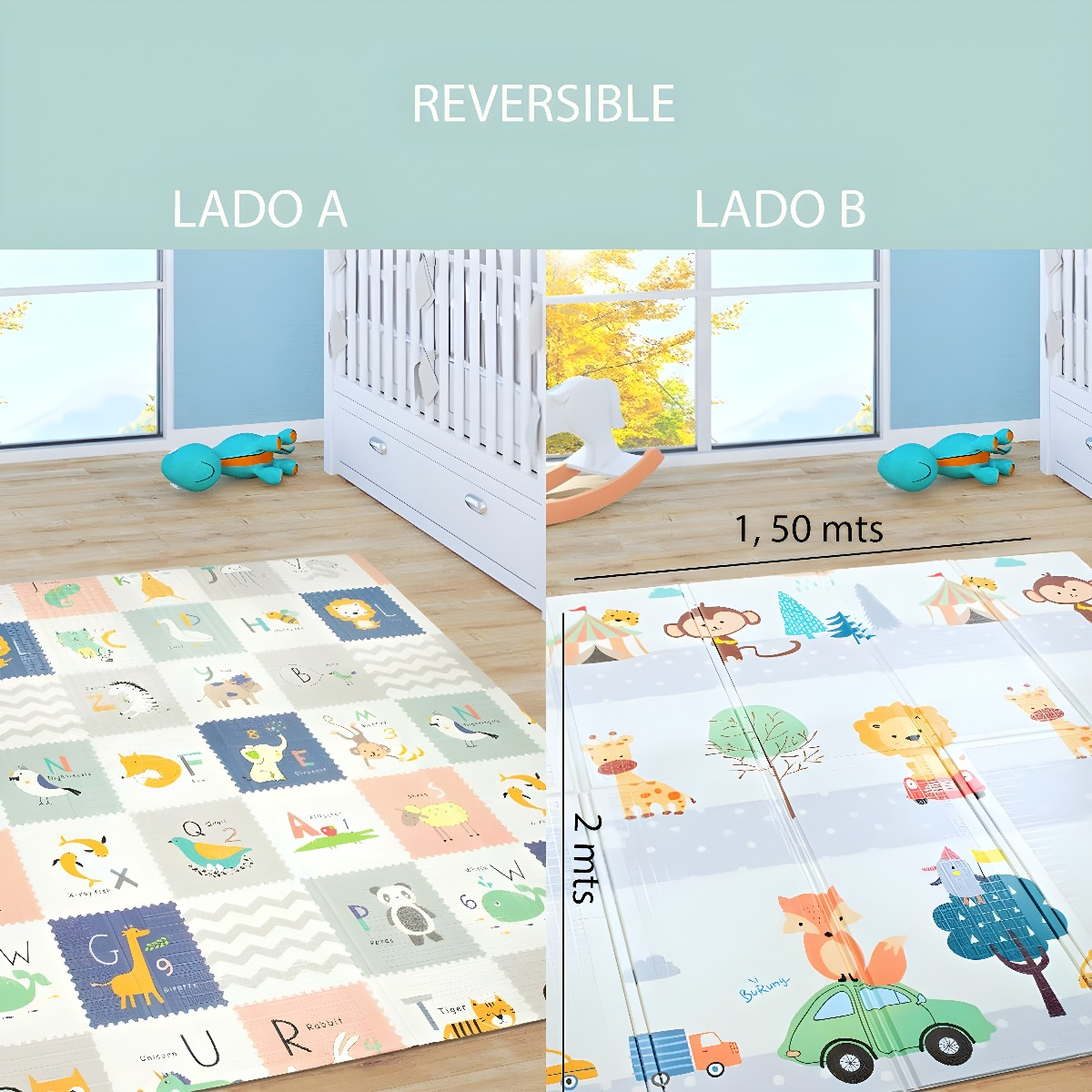 D_602902-MLU73876900303_012024-F.jpg Alfombra Didáctica De Goma Eva Infantil Antigolpes Plegable - Imagen 14