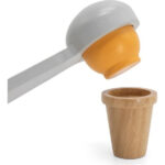 Carrito De Helados De Arrastre De Madera Juguete Para Niños