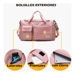 Bolso Deportivo Dama Viaje Impermeable Yoga Universal