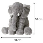 Peluche De Elefante Dormilón Almohada De Bebe Hipoalergénica