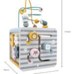 Cubo Didactico 5 En 1 Cubo De Actividades De Madera Niños