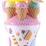 Balde De Playa Helados Para Niños Plástico Con Accesorios