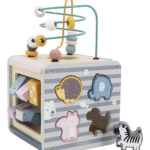 Cubo Didactico 5 En 1 Cubo De Actividades De Madera Niños