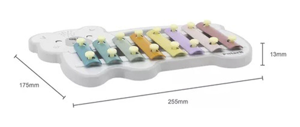 D_656125-MLU73555039456_122023-F.jpg Xilofón Instrumento Musical De Madera Infantil Didáctico - Imagen 8