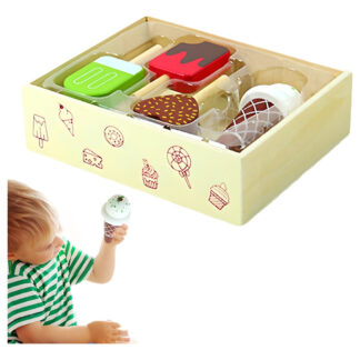 Juego Heladería Helados En Madera Didactico Para Niños