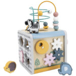 Cubo Didactico 5 En 1 Cubo De Actividades De Madera Niños