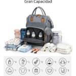 Mochila Maternal Impermeable Resistente Porta Chupete