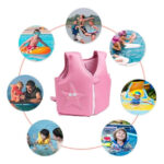Chaleco Flotador Salvavidas Niños 18kg Cierre Seguro! Rosa