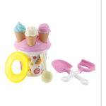 Balde De Playa Helados Para Niños Plástico Con Accesorios
