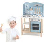 Cocina De Madera Para Chicos Cocinita Juguete Juego De Rol