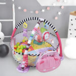 Gimnasio Pelotero Alfombra Didactica Corral Bebe 30 Pelotas