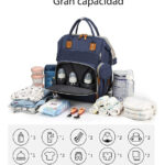 Mochila Maternal Impermeable Resistente Porta Chupete