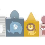 Cubos Encastrables Cubos Apilables Juego Didactico Madera