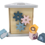 Juego Didactico Triangulo De Encastre Bloques De Madera Bebe