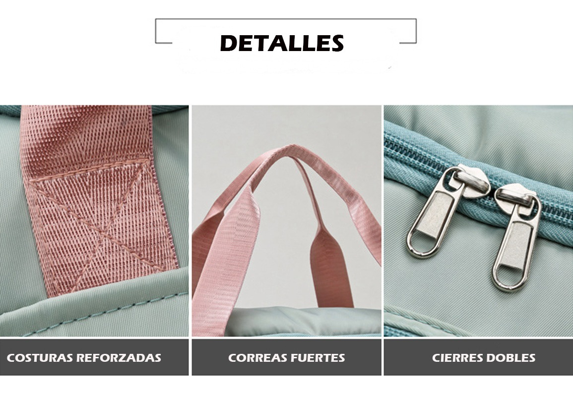 D_738365-MLU74196468828_012024-F.jpg Bolso Deportivo Dama Viaje Impermeable Yoga Universal - Imagen 16