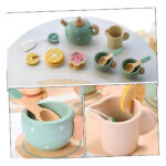 Juego De Té En Madera Infantil Juguete Didáctico Niñas