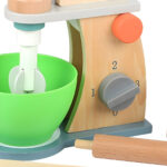 Batidora De Madera Con Accesorios Y Palote Juguete Didactico