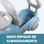 Buggy Bebe Niño Infantil Con Respaldo Seguridad Y Posa Pie