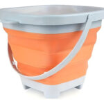 Balde De Playa Plegable De Silicona Resistente Para Niños