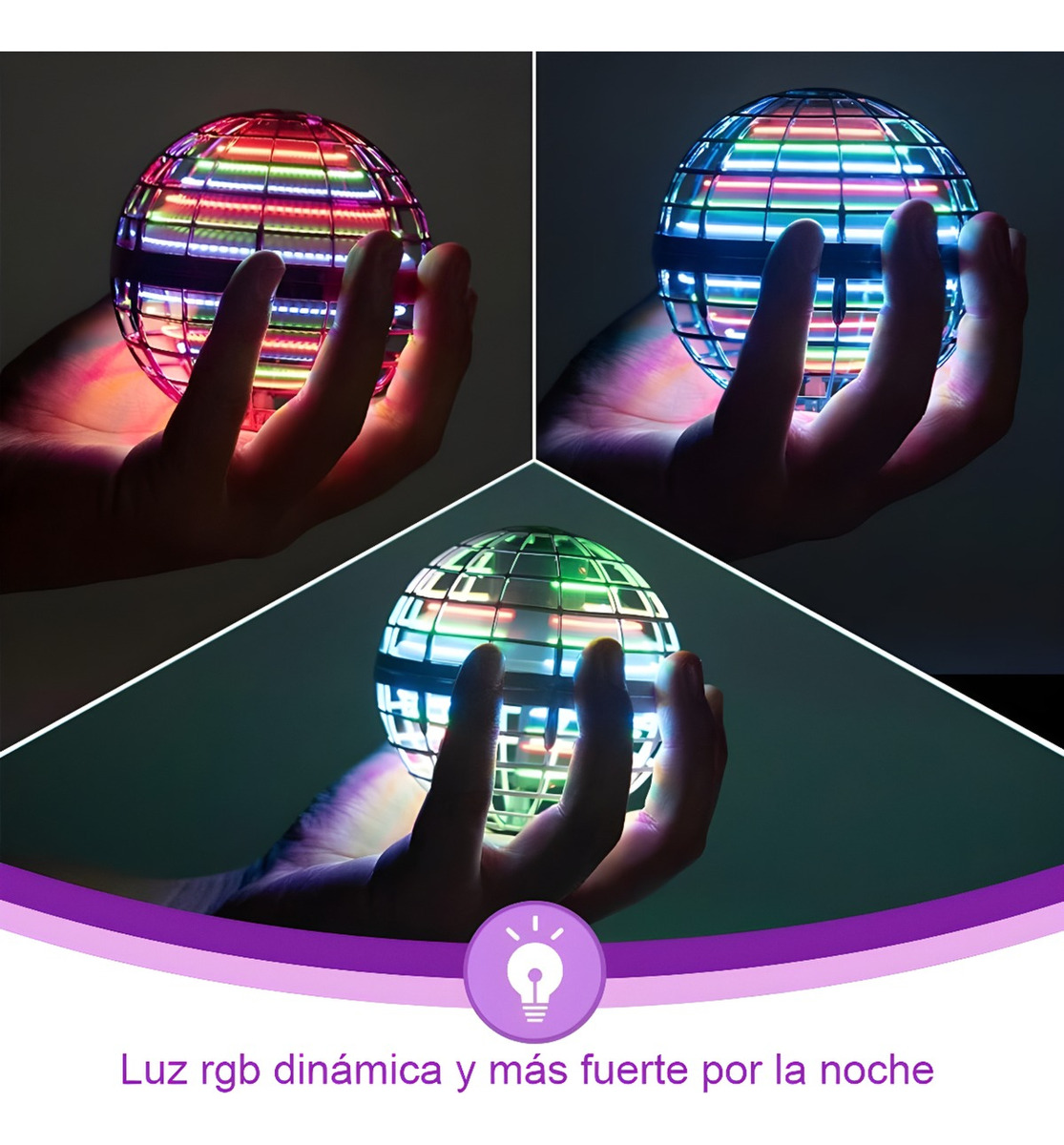 D_766384-MLU72818207053_112023-F.jpg Bola Spinner Magica Volador Drone Boomerang Flynova Control - Imagen 7