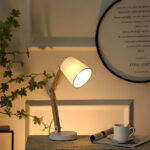 Lámpara Articulada De Madera Portatil Regulable Arquitecto