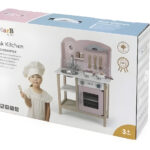 Cocina De Madera Para Chicos Cocinita Juguete Juego De Rol