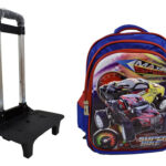 Mochila Escolares Infantil Niño Carrito Con Ruedas Extraible