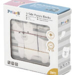 Juego Didáctico Puzzle De Madera Cubos Bloques Rompecabezas