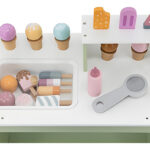 Carrito De Helados De Arrastre De Madera Juguete Para Niños