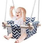 Hamaca Silla Columpio De Bebé De Tela Altura Ajustable