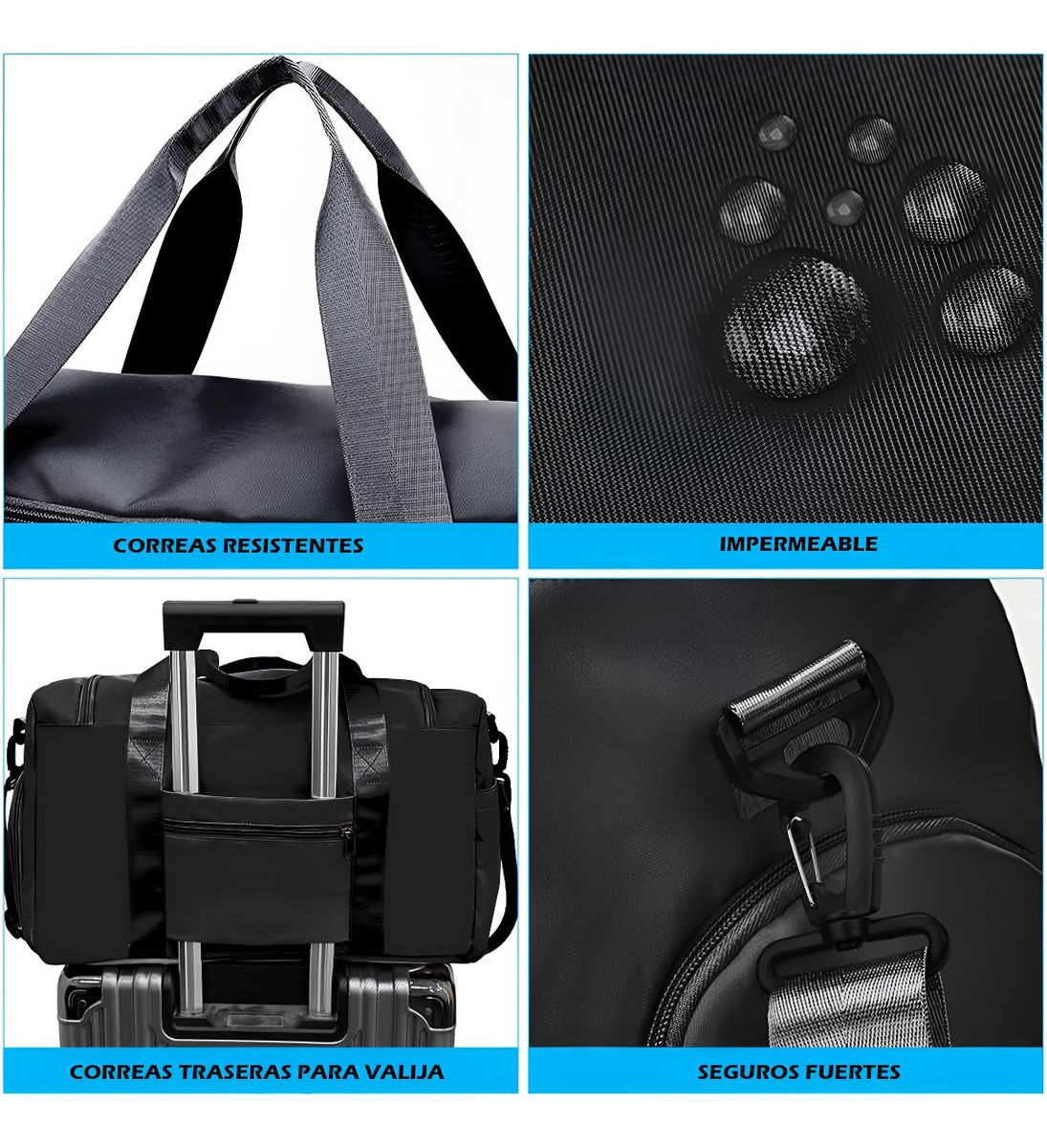 D_819332-MLU74308964453_012024-F.jpg Bolso Deportivo Dama Viaje Impermeable Yoga Universal - Imagen 21