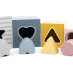 Cubos Encastrables Cubos Apilables Juego Didactico Madera