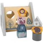 Juego Didactico Triangulo De Encastre Bloques De Madera Bebe