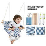Hamaca Silla Columpio De Bebé De Tela Altura Ajustable