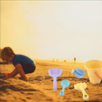 Set Balde De Playa Plástico Niños Con Accesorios