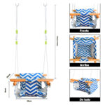 Hamaca Silla Columpio De Bebé De Tela Altura Ajustable