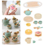 Juego De Té En Madera Infantil Juguete Didáctico Niñas
