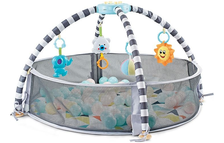 D_851867-MLU70433535274_072023-F.jpg Gimnasio Pelotero Gym Corral Con Arcos Musical Para Bebe