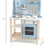 Cocina De Madera Para Chicos Cocinita Juguete Juego De Rol