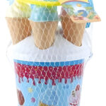 Balde De Playa Helados Para Niños Plástico Con Accesorios