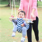 Hamaca Silla Columpio De Bebé De Tela Altura Ajustable