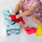 Caja Mágica De Trapitos Juguete Didáctico Estimulación Bebe