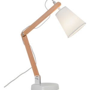 Lámpara Articulada De Madera Portatil Regulable Arquitecto