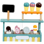 Juego De Heladería Tienda De Helados Y Exhibidor Para Niños