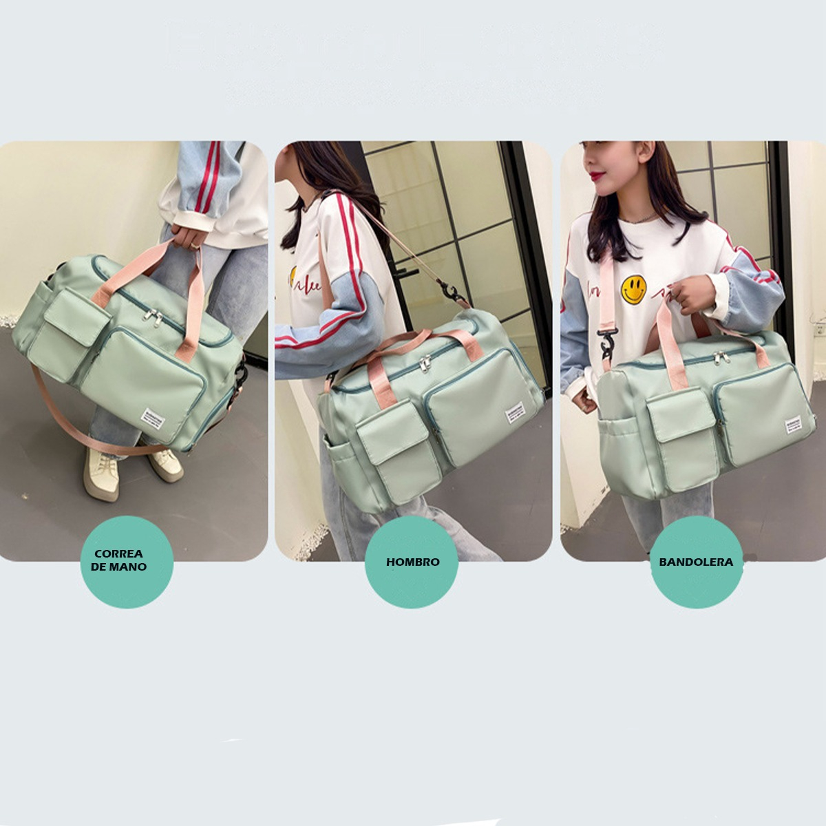 D_892669-MLU74196330056_012024-F.jpg Bolso Deportivo Dama Viaje Impermeable Yoga Universal - Imagen 14