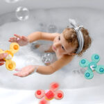 Set 3 Spinner Giratorios Con Ventosa Didactico Bebe