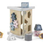 Juego Didactico Triangulo De Encastre Bloques De Madera Bebe