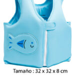 Chaleco Flotador Salvavidas Niño 18kg Cierre Seguro! Varon