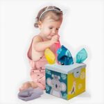 Caja Mágica De Trapitos Juguete Didáctico Estimulación Bebe