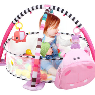 Gimnasio Pelotero Alfombra Didactica Corral Bebe 30 Pelotas